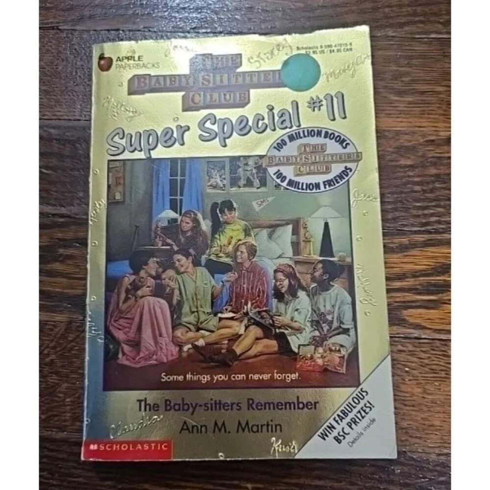 Vintage The Baby-sitters Club Super Special #11 The Baby-sitters Remember Book